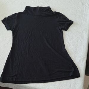 Bijubi Black Women's Turtleneck Top